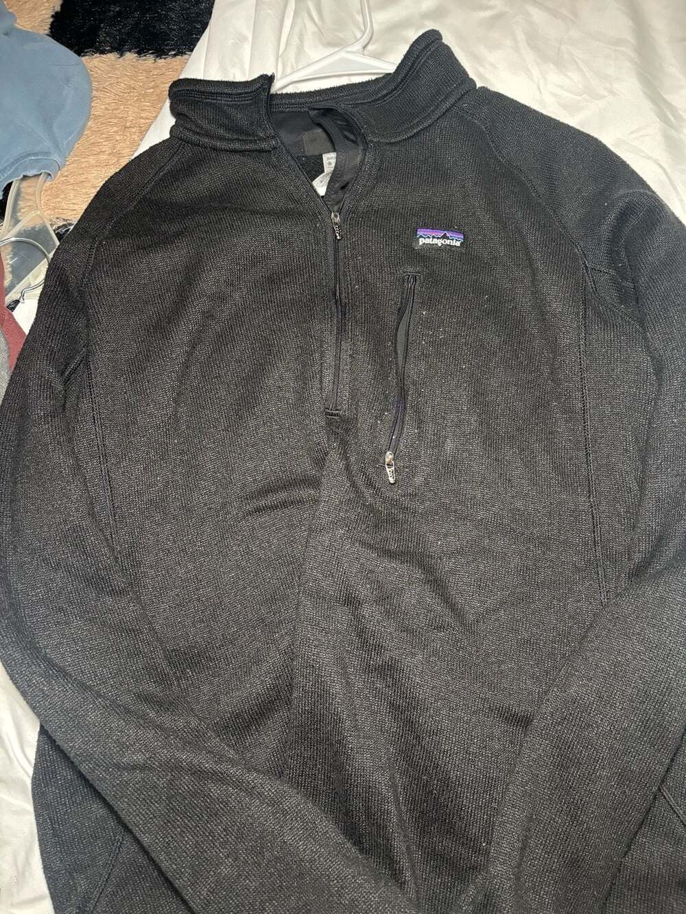 Patagonia Better Sweater 1/4 Zip Fleece Jacket Black